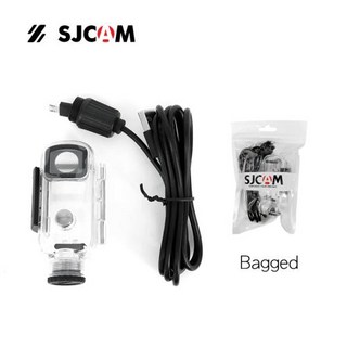SJCAM C100 플러스 4K 시리즈용 방수 케이스 충전 및 녹화 하우징 낙하 방지 보호 쉘 액세서리, 1개