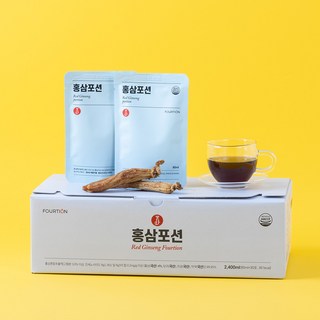 쓴맛 없는 무가당 홍삼포션, 30개, 80ml
