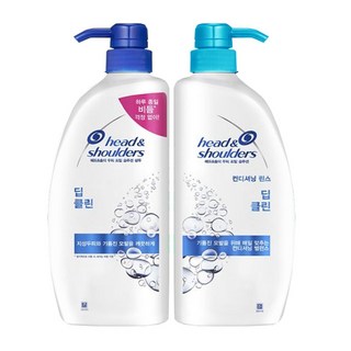 헤드앤숄더 샴푸 린스 딥클린 두피 비듬 토탈솔루션 2종택1, 린스850ml딥클린, 1개, 850ml