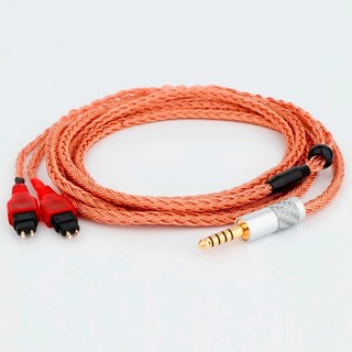 XLR 밸런스드 16 코어 99% 7N OCC 이어폰 케이블 젠하이저 HD580 HD600 HD650 HDxxx HD660S HD58x HD6xx 헤드폰용 2.5mm 3.5mm, [06] 1.6m, [04] 4.4mm Male balanced