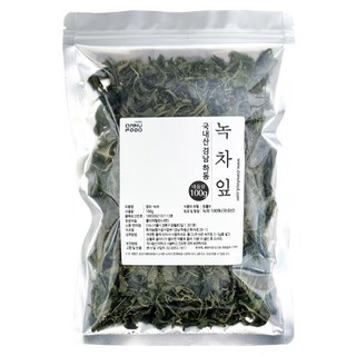 다누푸드 국산 경남 하동 녹차잎 녹차엽, 100g, 1개, 1개입