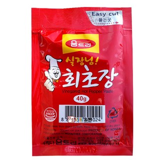 움트리 실장님 회초장 일회용 캠핑 여행 배달용, 40g, 10개