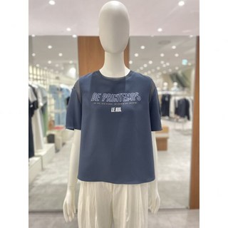 백화점 [ZOOC] 시스루 블럭 루즈핏 블라우스 Z242MSC008 아울렛