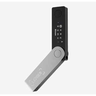 Ledger Nano X 레저 나노 암호화폐 하드웨어 지갑 콜드 월렛 새 제품 밀봉 Onyx Black, 1개