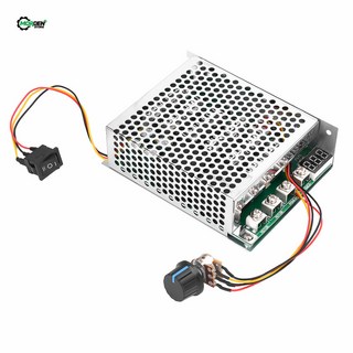 DC10-55V 디지털 디스플레이 PWM 속도 컨트롤러 모듈 정방향 반전 조절식 DC 모터 파워 서플라이 60A, 1개