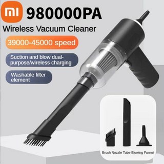 98000PA 3in1 무선 미니 진공 자동차 청소기 용도 진공 청소기 가정용 휴대용 대형 고강력 용 흡입 이중