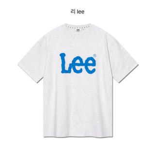 LEE 빅 트위치 로고 티셔츠 라이트 그레이 778379