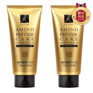 [LG생활건강] 엘라스틴 아미노펩타이드 고영양 모발케어 트리트먼트 300ml x 2개
