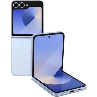 삼성 갤럭시 Z 플립 6 AI 휴대폰 512GB 언락 안드로이드 스마트폰 플렉스캠 사진 캠코더 모드 라이브 인터프리터 폴더블 미국 1 블루, Blue, Phone Only