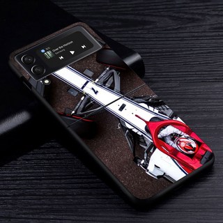 핸드폰케이스 패션 F1 포뮬러 1 케이스 삼성 갤럭시 Z 플립 3 4 5G 블랙 하드 PC 폰 쉘 Z플립 보호 커버