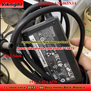 호환 5.5x2.5mm 팁이 Chicony 전원 공급 장치용 호환 A18-065N3A 19V 3.42A 65W AC 어댑터 A065R184P 충전, 02 Genuine