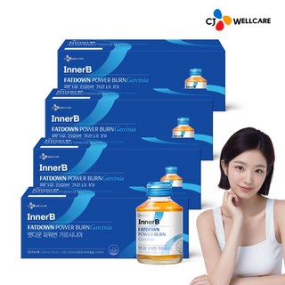 CJ 팻다운 파워번 마스터 가르시니아 10병, 1L, 4박스