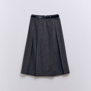 로엠 울 플리츠 롱 스커트_RMWHE4VR12