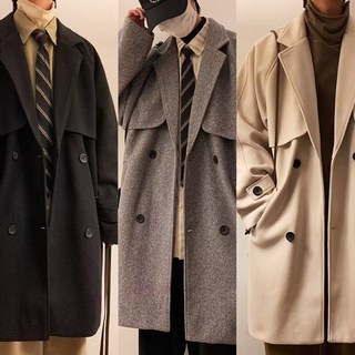 오버핏 울코트 남성코트 자켓