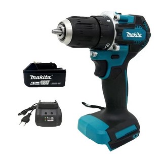 Makita DDF487 18V 스크루 드라이버 브러시리스 전기 드릴 임팩트 드릴 장식 팀 전동 공구 Makita 18V 배터리, 2) EU - 1 battery 1 charger, 1개