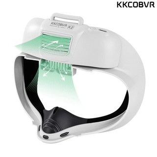 KKCOBVR 블랙 P2 배터리 10000mH 핏 포 Q3PRO Q2PRO O2 P4 헤드 스트랩 퀘스트 32PRO 호환 12 오큘러스퀘스트2 안면폼 K2 쿨러 환기커버 KKCOBVR