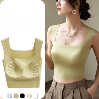 Evadia 자세 교정 심리스 노와이어 스포츠 브라 가볍고 편한 여성속옷