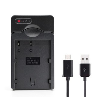 니콘 EN-EL3e USB 충전기 사용 모습
