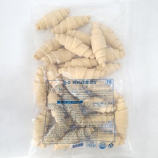 청아 냉동생지 순수 버터크로와상, 1개, 1.75kg