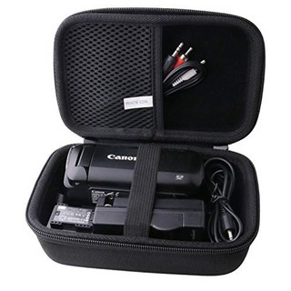 Canon vixia hf r800hf r600hf r80 휴대용 비디오 카메라 캠코더용 waiyu 하드 운반 케이스, 1개