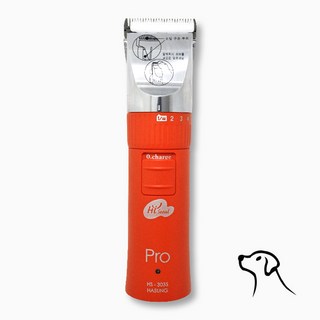 국산 하성전자 PRO HS-303S 가성비 좋은 애견 전용 이발기 팻바리깡, 1개, 오렌지