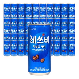 레쓰비 마일드 캔커피, 200ml, 60개