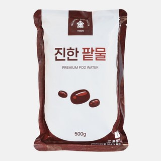 [거북이상회] 진한 팥물 500g 동지팥죽, 3개