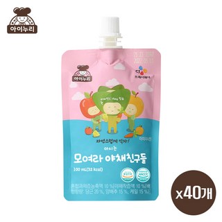 CJ 이츠웰 아이누리 마시는 모여라 야채친구들