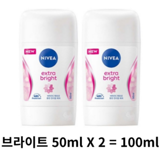 니베아 데오드란트 엑스트라 화이트 스틱타입, 100ml, 1개
