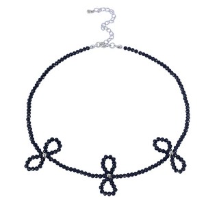 1. 블랙 비즈 리본..