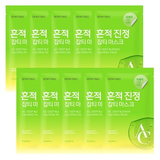 듀이트리 에이씨 컨트롤 이엑스 딥 진정 마스크, 1개입, 10개