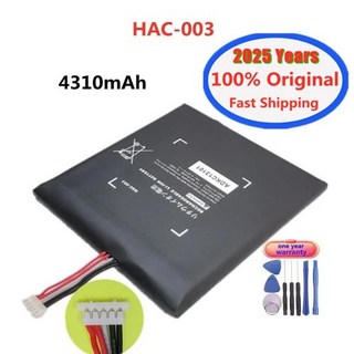 닌텐도 스위치 콘솔 HAC-003 HAC-001 스위치 컨트롤러 교체 배터리 2025 년 HAC 003 3.7V 4310mAh, HAC-003 With tools, 1개, 1개입