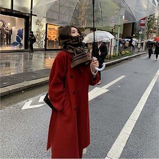 여성 니트 오버핏 트렌치코트