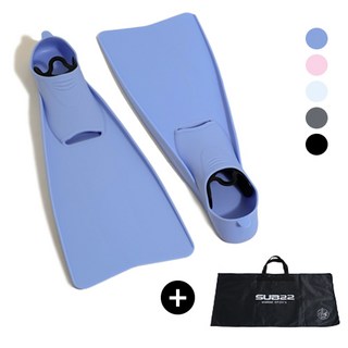 SUB22 오리발 롱핀 수영 엑셀, 퍼플(블루)