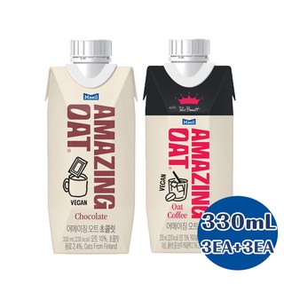 매일 어메이징오트 330ml 초콜릿3팩+커피3팩 (총 6팩)