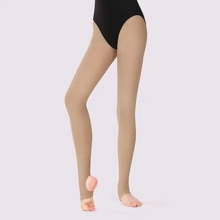 발레용품 발레 발레리나 여성용 스타킹 댄스 스터럽 스케이트 체조 60, 없음, 14) Tan - S height 101-110cm