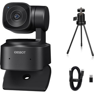 웹캠 화상카메라 온라인수업 인터넷방송 OBSBOT Tiny SE Webcam-1080P 100FPS-엑스트라 삼각대-비디오 통화 HD PTZ Webcam 1/2.8인치 센서 제, 웹캠 화상카메라 온라인수업 인터넷방송 OBSBOT Ti