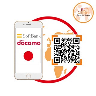 올텔(ALLTEL) 일본 eSIM 무제한 로컬망 핫스팟 이심 일본유심, B.도코모+AU_매일1GB이후 저속, 도코모+AU 3일_매일1GB이후 저속, QR코드 수신할 이메일을 배송메세지에 입력, 1개