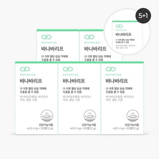 피토틱스 구아바 바나바리프 식후 혈당케어, 30정, 6개