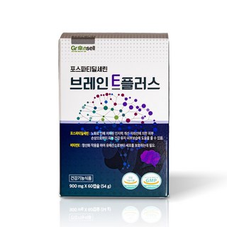 포스파티딜세린 브레인 E플러스 900mg x 60캡슐, 4박스