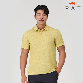 [PAT 남성] 잔 메쉬 프린트 카라 티셔츠_1I35117