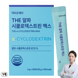 알파CD 알파시클로덱스트린 분말 식약청인증 HACCP, 1개, 30회분