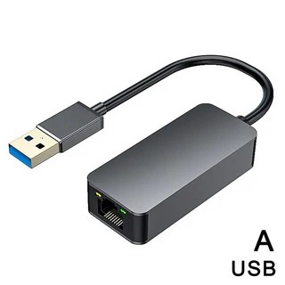USB 3.0 C타입 이더넷에서 RJ45 2.5G 유선 어댑터 변환기 LAN 네트워크 허브 윈도우 7 8/10 PC 노트북용 I8Y0 2500Mbps, 1.usb, 1) usb