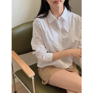 프라랑 톰보이 크롭 셔츠