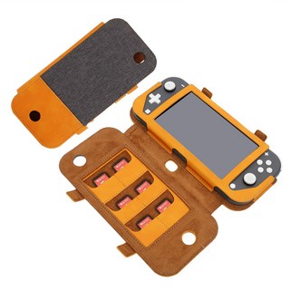 닌텐도 스위치 파우치 스위치 라이트 게임기 케이스 스위치 라이트 가죽 케이스, 그레이, 1개