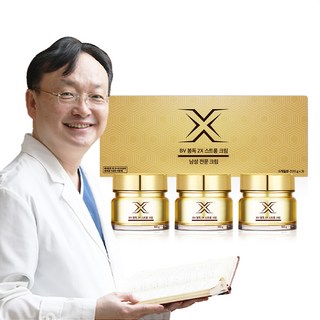 한의사 특허 프리미엄 봉독크림 BVX 크림 업그레이드 BV2X 스트롱 봉독크림 마사지크림, 100g, 3개