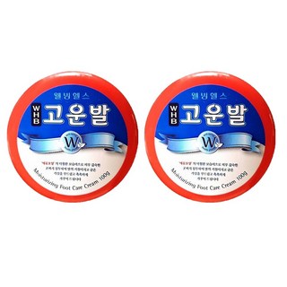 WHB 웰빙헬스 고운발--풋케어크림 풋크림, 1개입, 2개, 100g