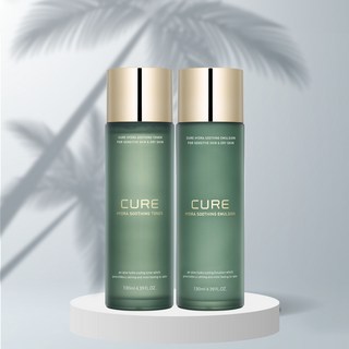 김정문알로에 큐어 하이드라 수딩 에멀젼 130ml +토너 130ml, 1개