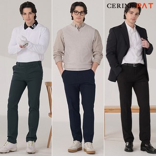 [CERINI by PAT] 남성 워셔블 릴렉스 팬츠 3종 세트 25s