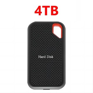 2025 새로운 외장형 하드 드라이브 64TB 128TB 고속 휴대용 SSD 256TB USB 3.1 Type-C 노트북전화Mac용 솔리드 스테이트 드라이브, 4TB, 1개